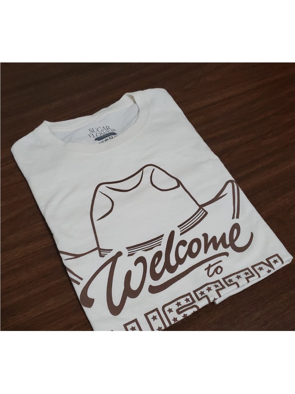 White 'Welcome' Graphic T‑Shirt for Men